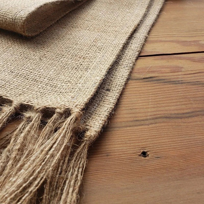 Chemin de Table Mariage en Jute Naturel Chic