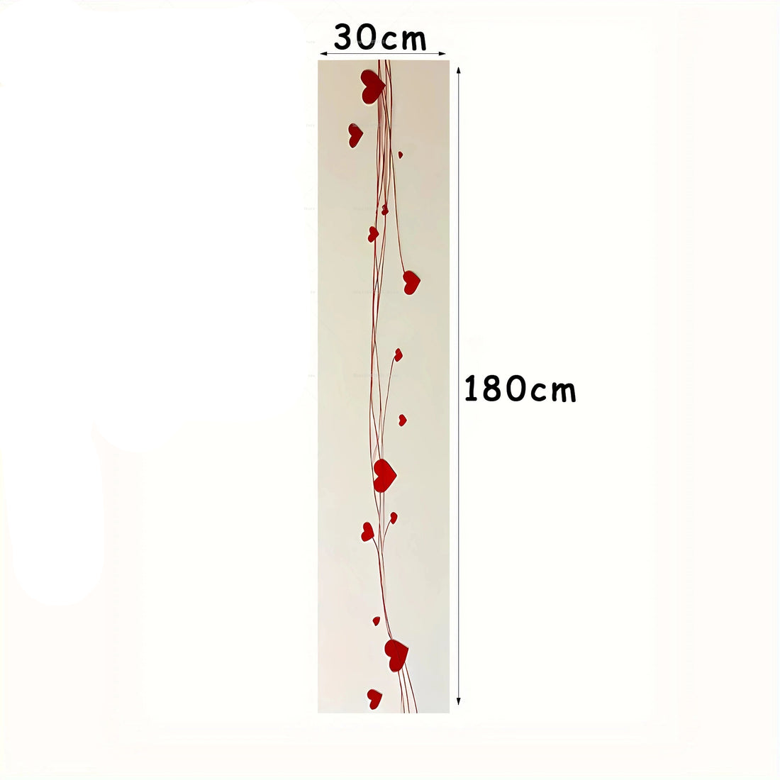 Chemin de Table Minimaliste à Cœurs chic