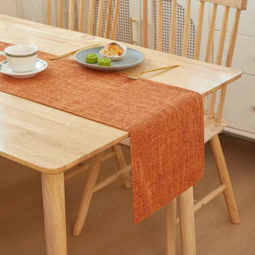 Chemin de Table Minimaliste en Lin