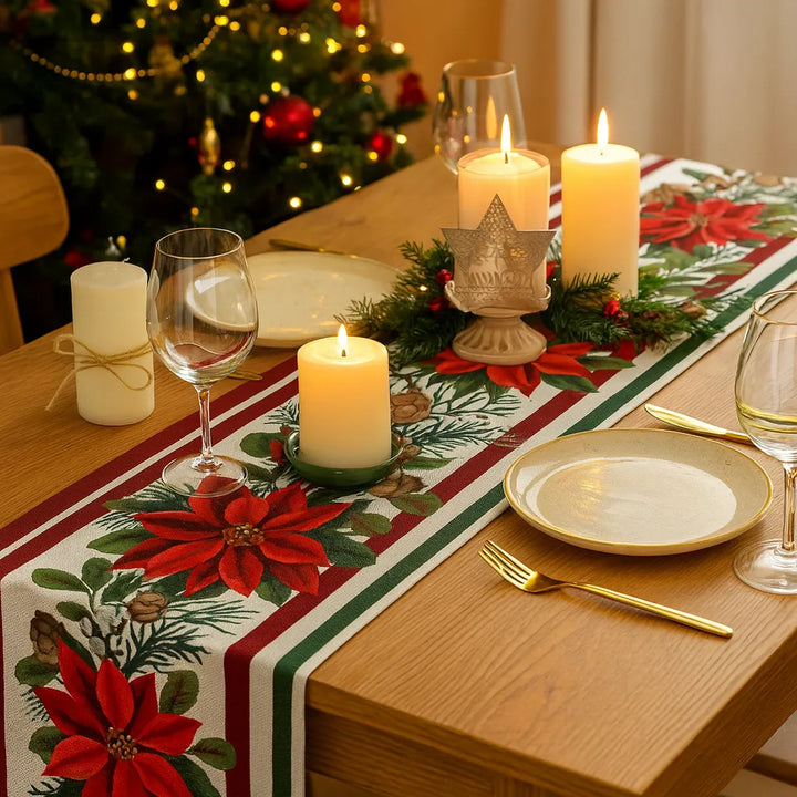 Chemin de Table Noël Chic Festif