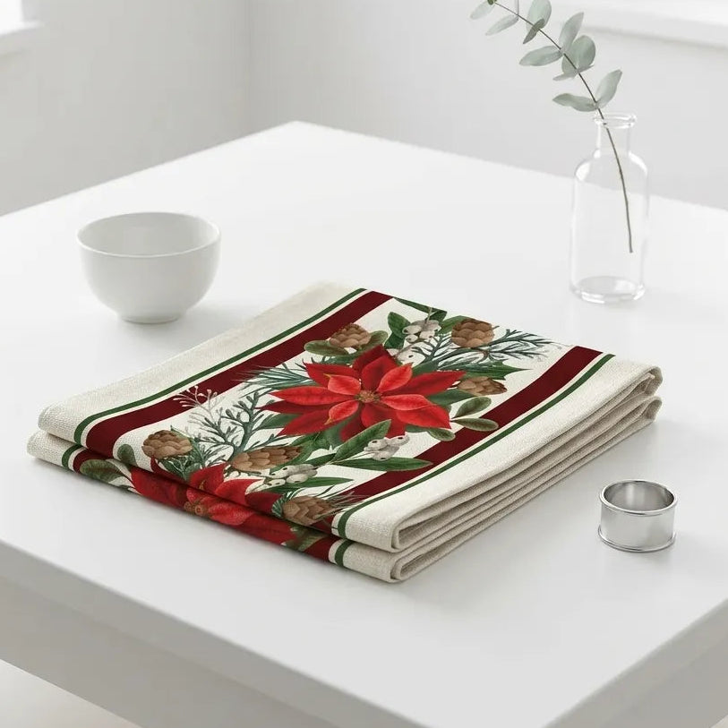 Chemin de Table Noël Chic Minimaliste