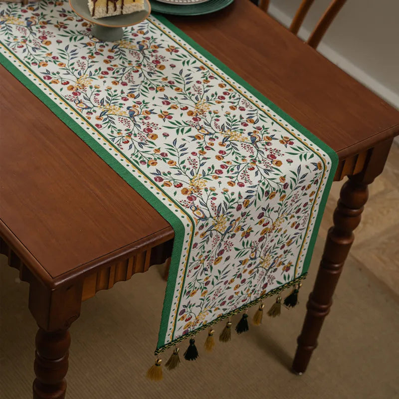 Chemin de Table Noël Fleuri