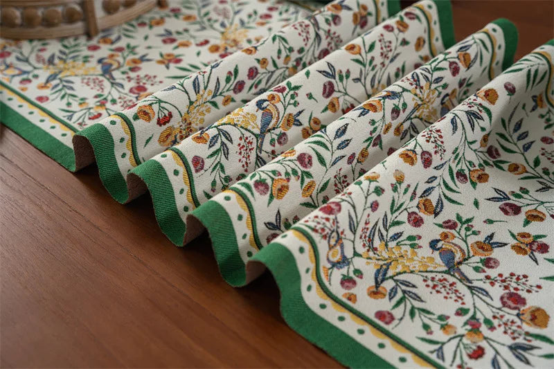 Chemin de Table Noël Fleuri