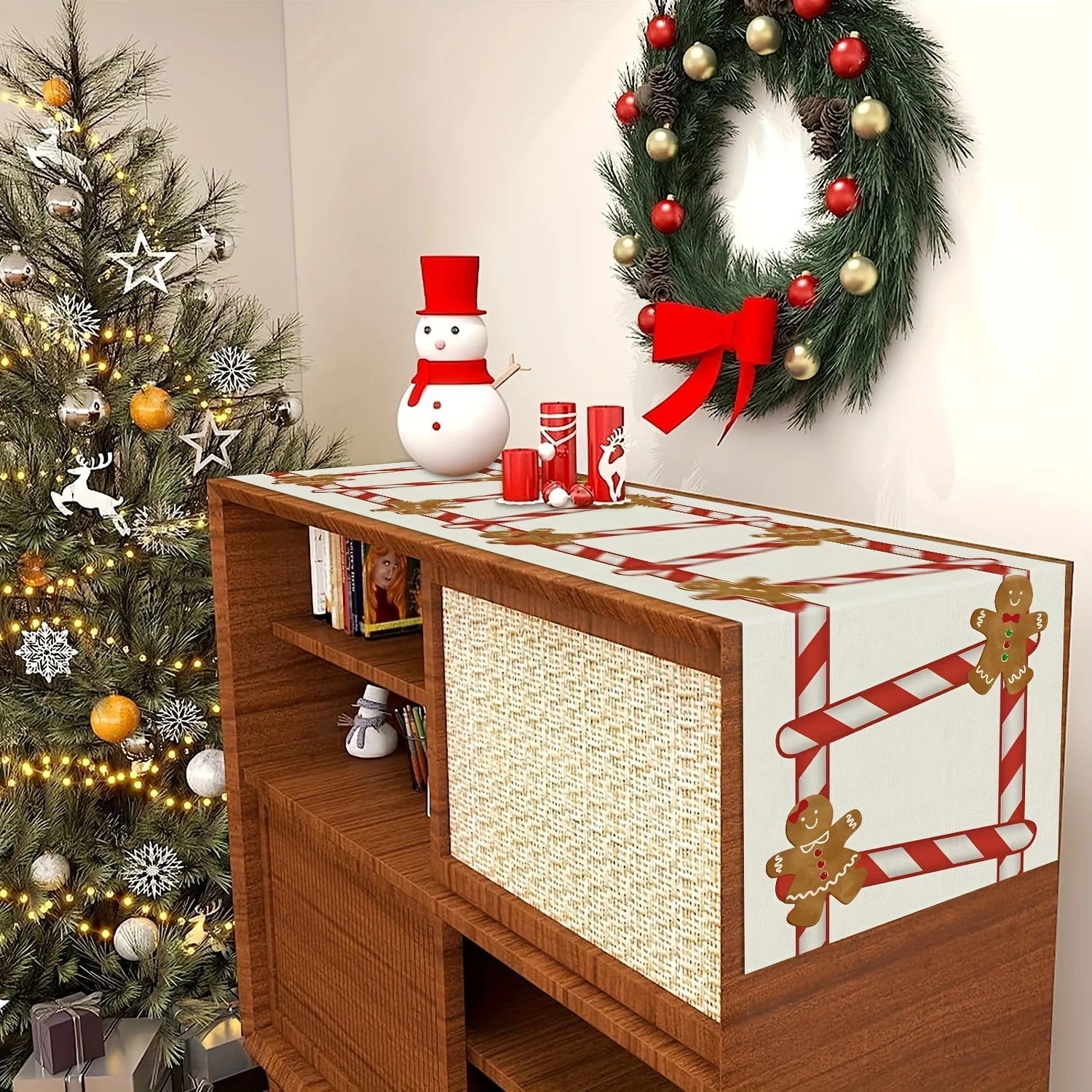 Chemin de Table Noël Pains d’Epice Gourmande