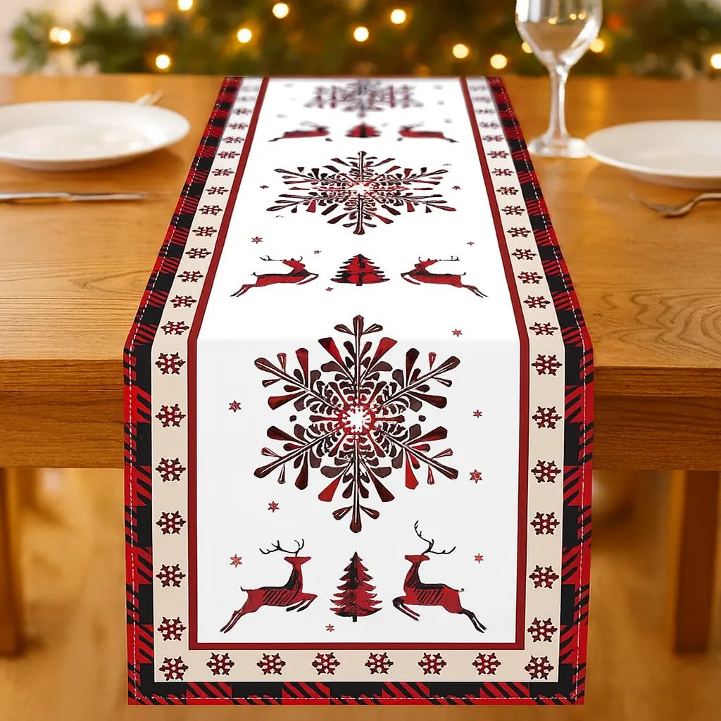 Chemin de Table Noël Scandinave Chic
