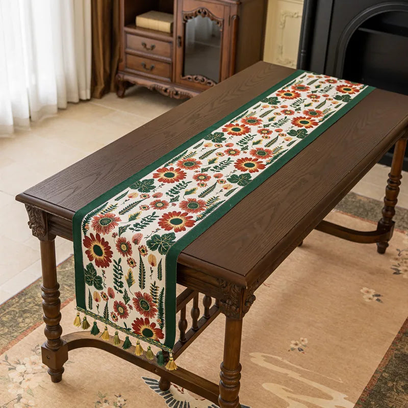 Chemin de Table Noël Vert et Bleu