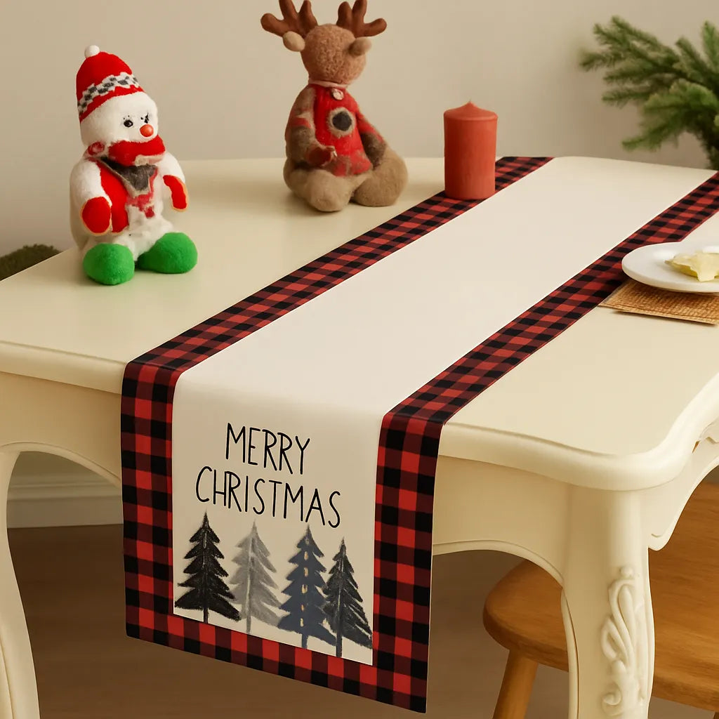 Chemin de Table Noël Épuré Design
