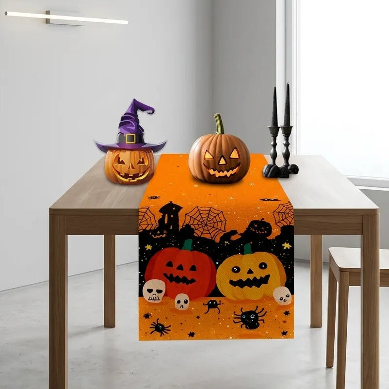 Chemin de Table Orange Ludique Minimaliste