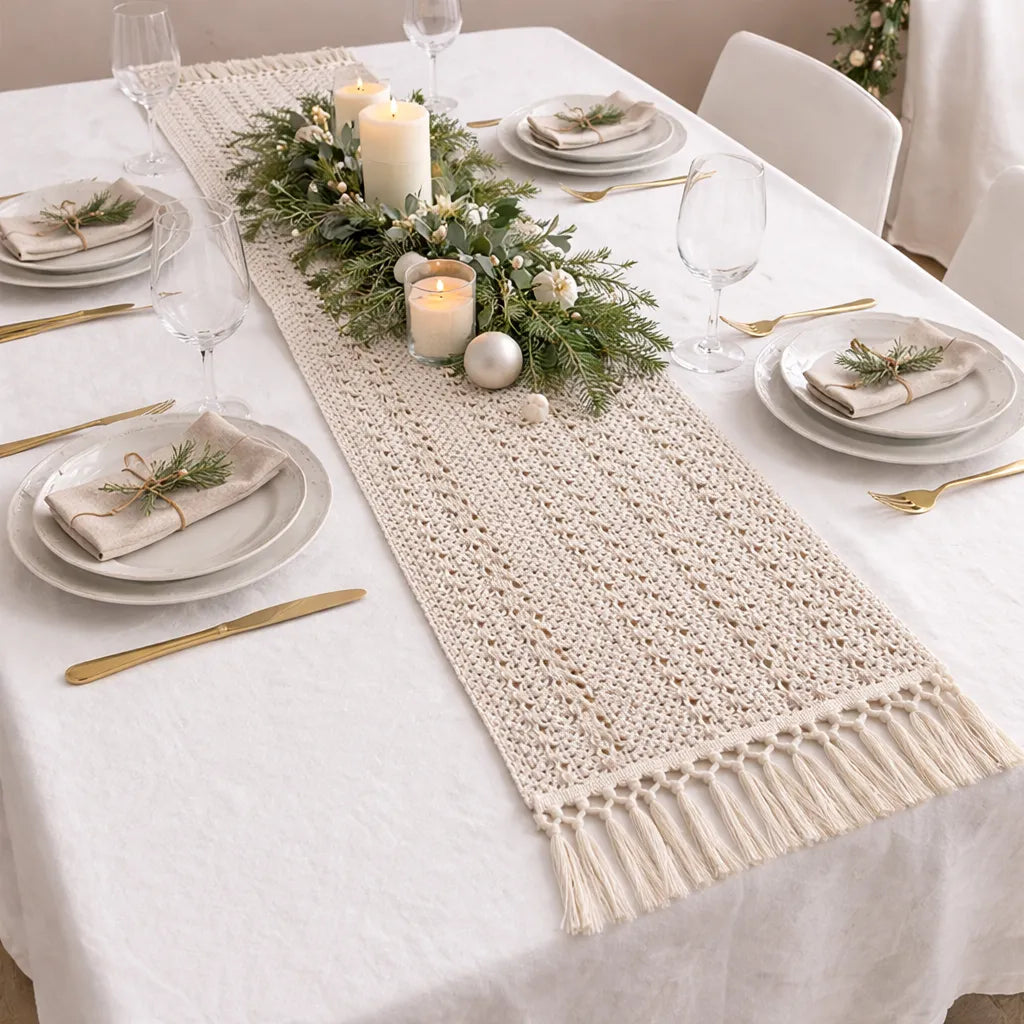 Chemin de Table Style Bohème Unique