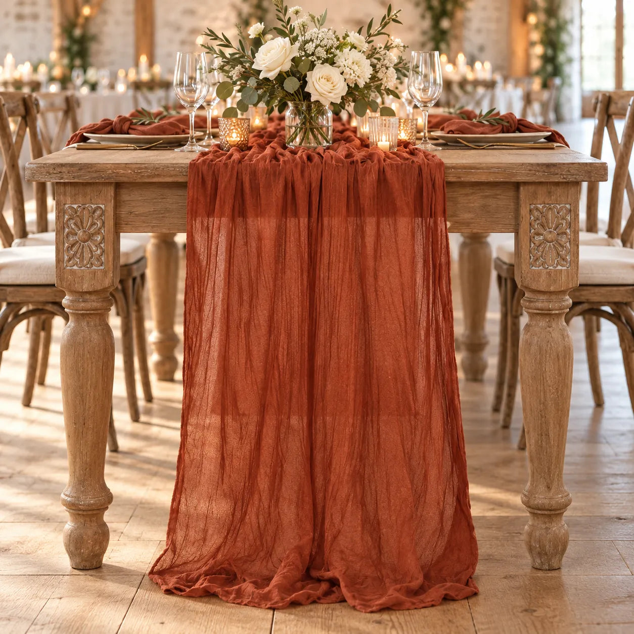 Chemin de Table Terracotta Stylé Design