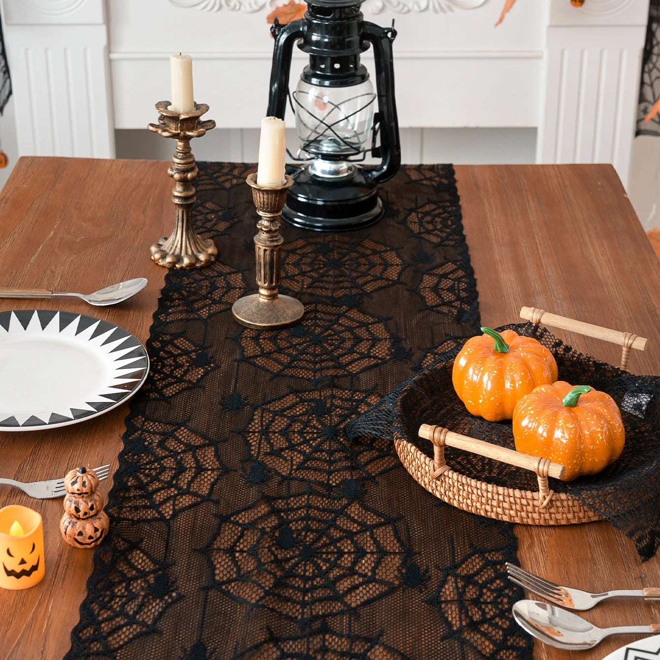 Chemin de Table Toile d’Araignée Design