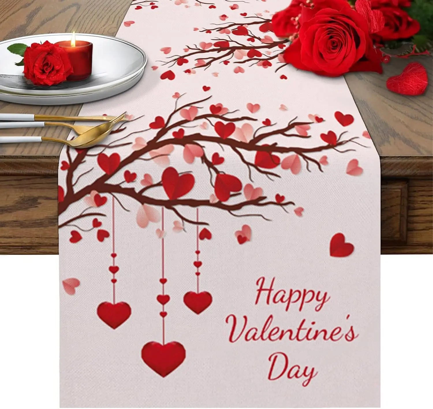 Chemin de Table Valentine’s Day chic