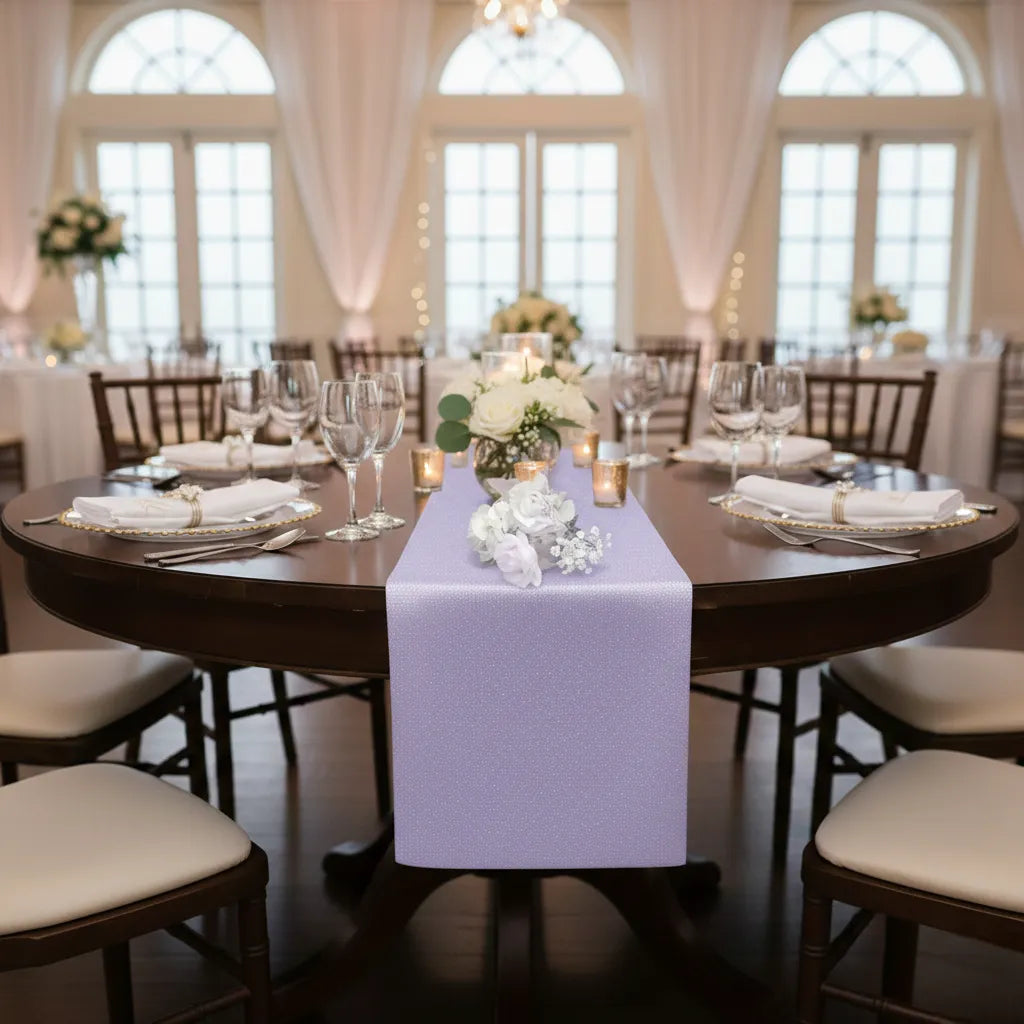 Chemin de Table Violet Mariage