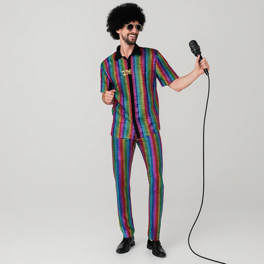 Chemise Disco Homme Multicolore