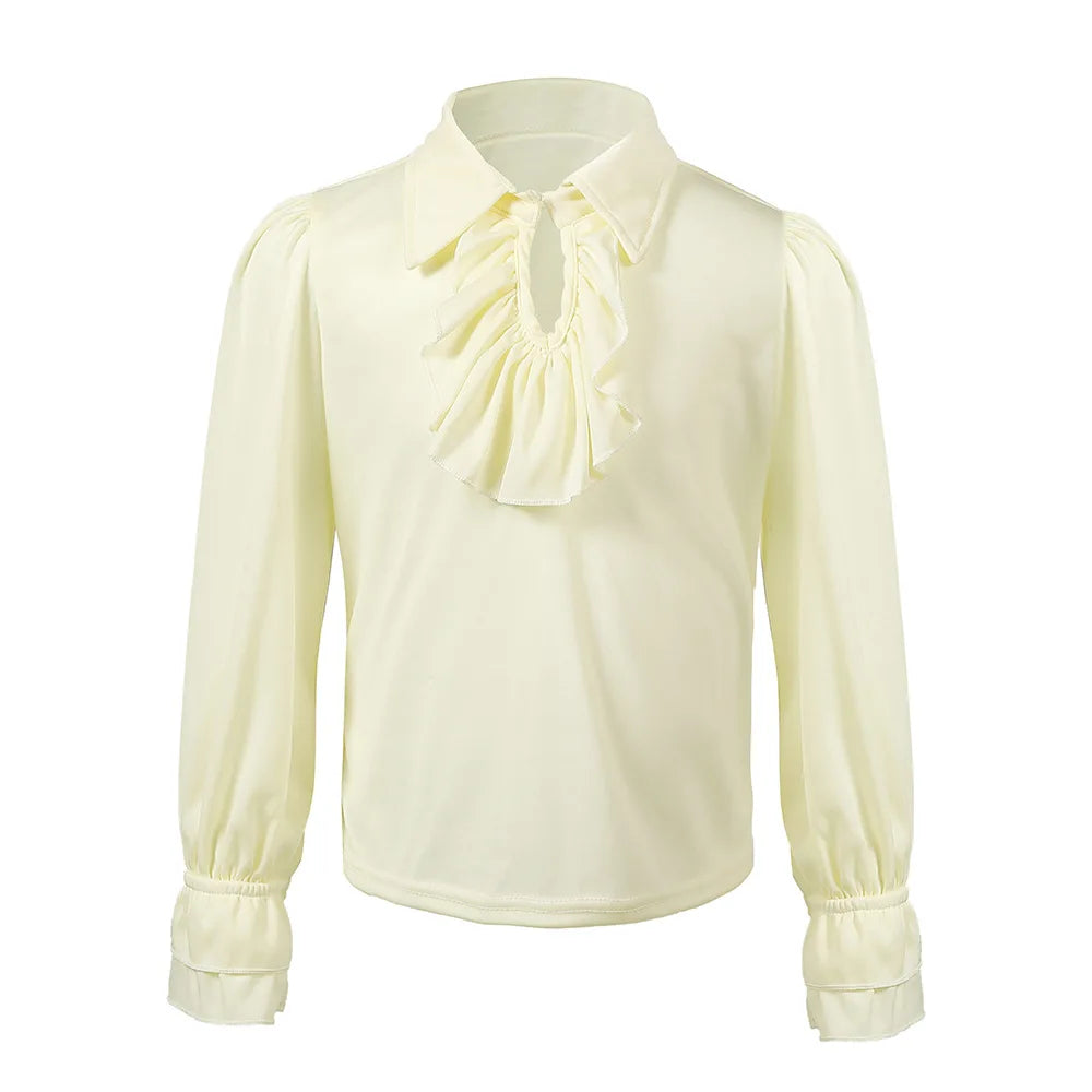 Chemise Jaune Pirate en Polyester