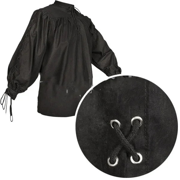 Chemise Pirate Noire Originale