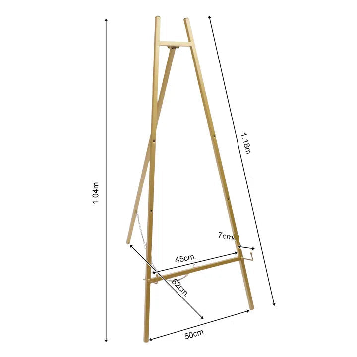 Chevalet Doré Mariage Chic