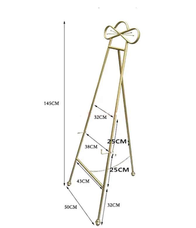 Chevalet Mariage Elégant Doré Chic