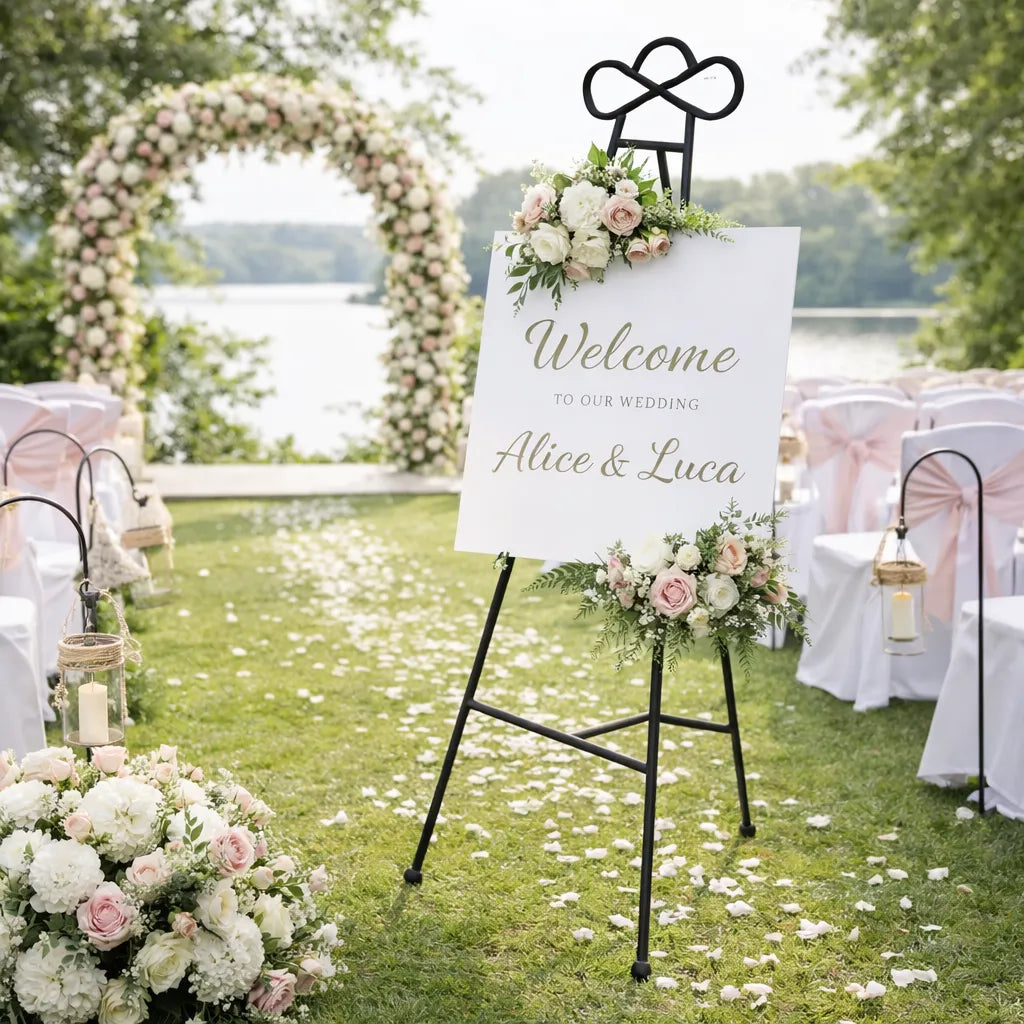 Chevalet Mariage Elégant Raffiné