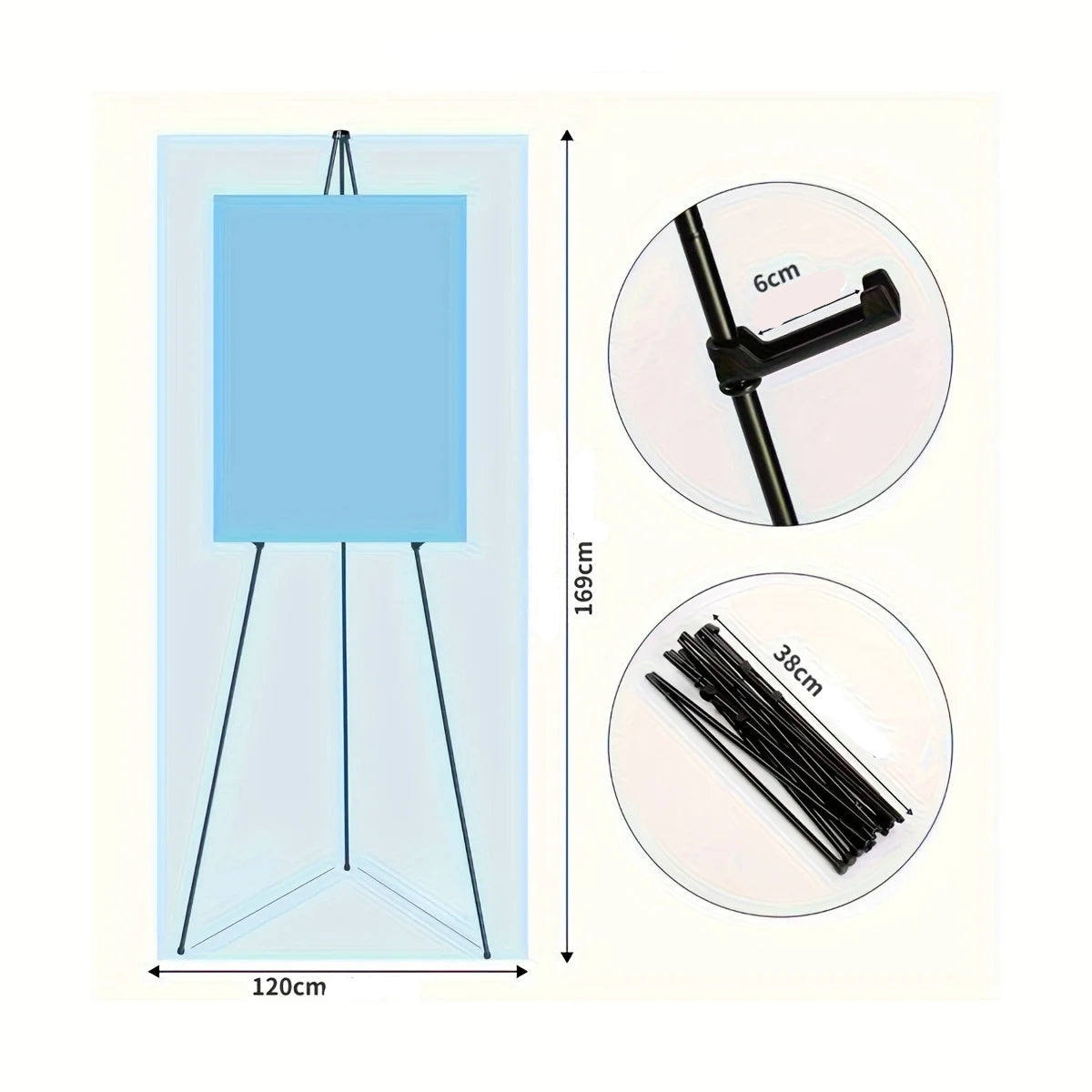 Chevalet Mariage Télescopique Durable