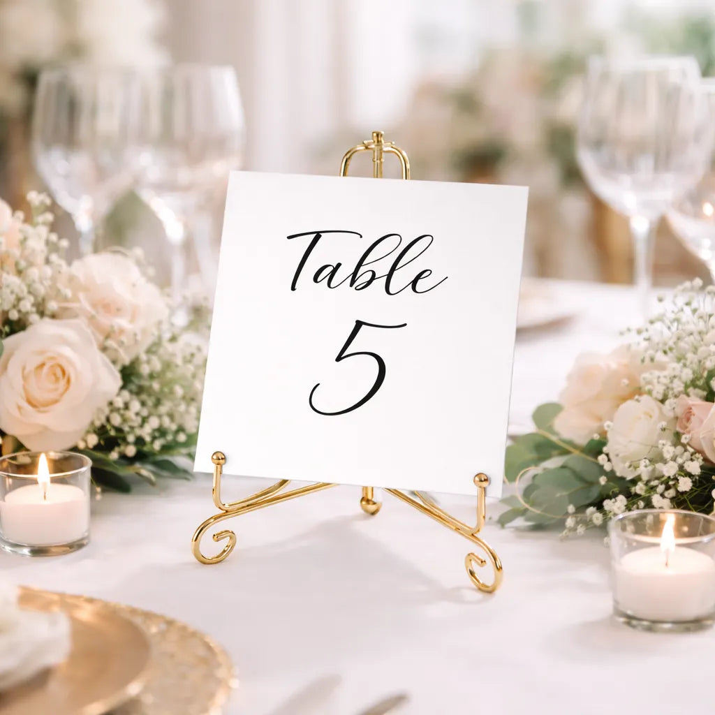 Chevalet de Table Minimaliste en Fer