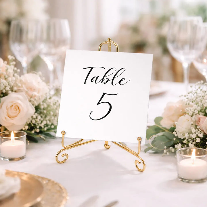 Chevalet de Table Minimaliste en Fer