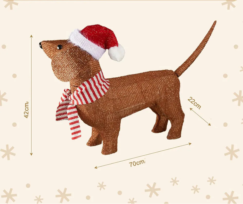 Chien De Noël Teckel chic