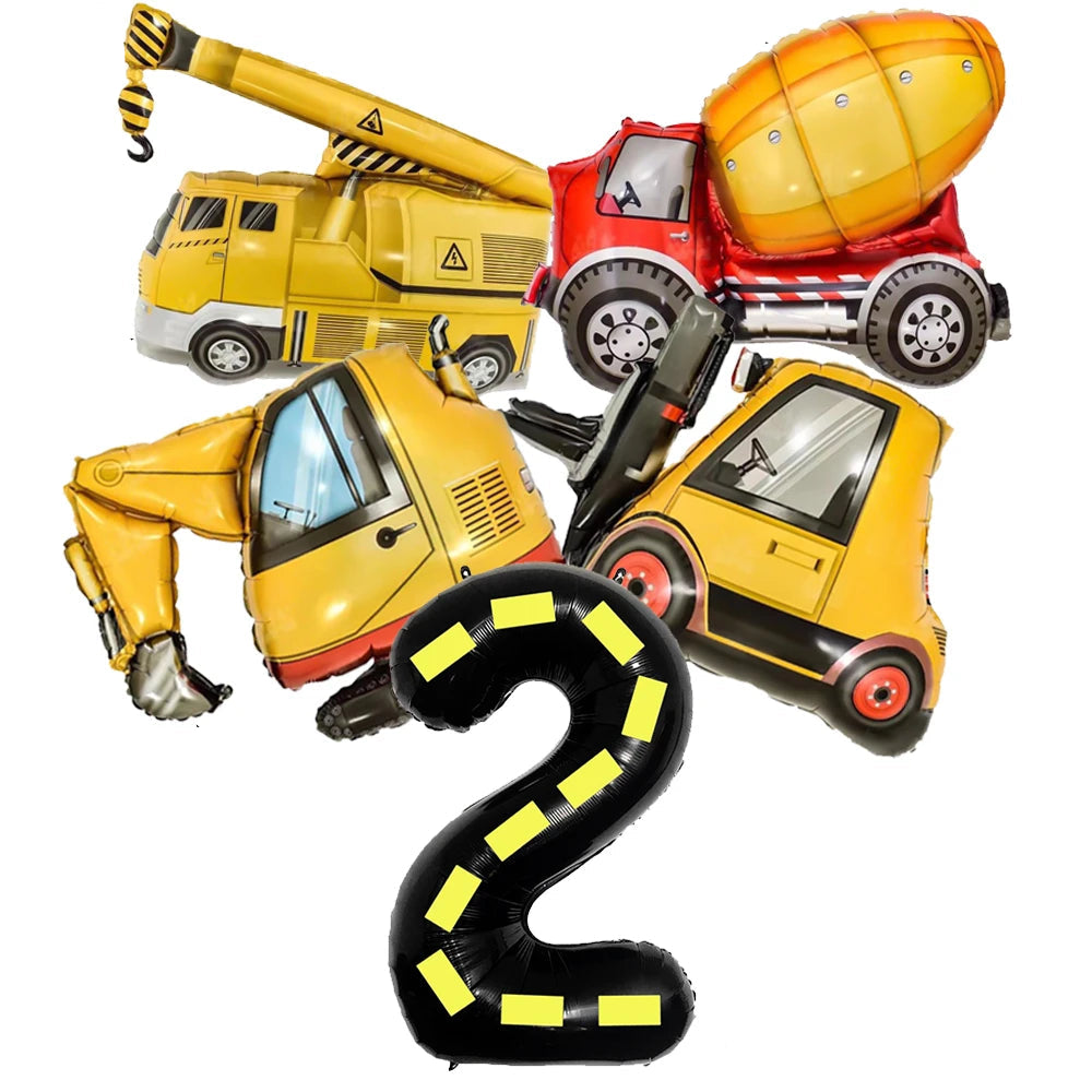 Chiffre Numérique Déco Chantier Original