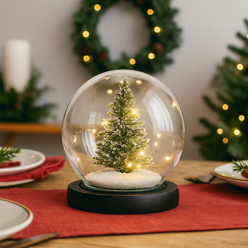 Cloche en Verre Ronde Décorative
