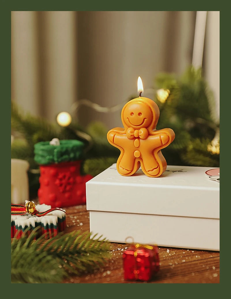 Coffret de Bougies Motifs Noël stylé