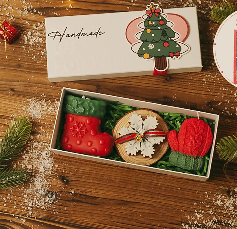 Coffret de Bougies Parfumées Noël chic
