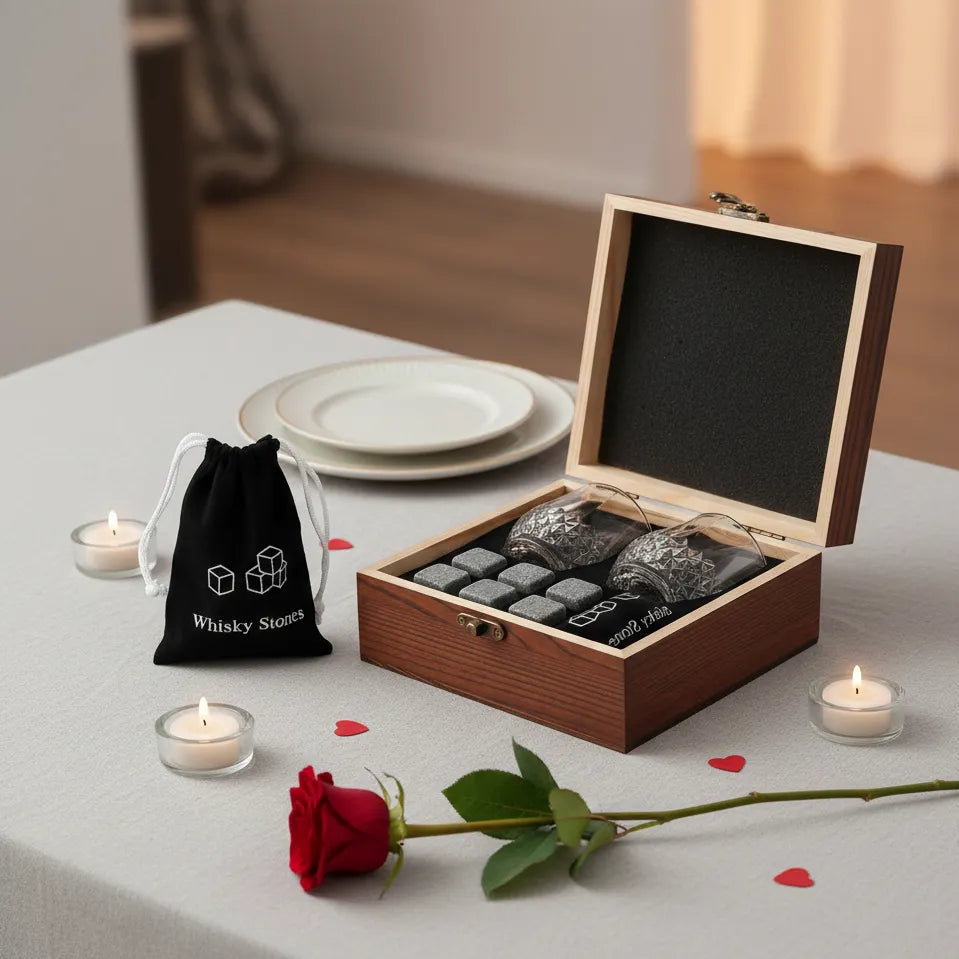 Coffret de Verres à Whisky Homme