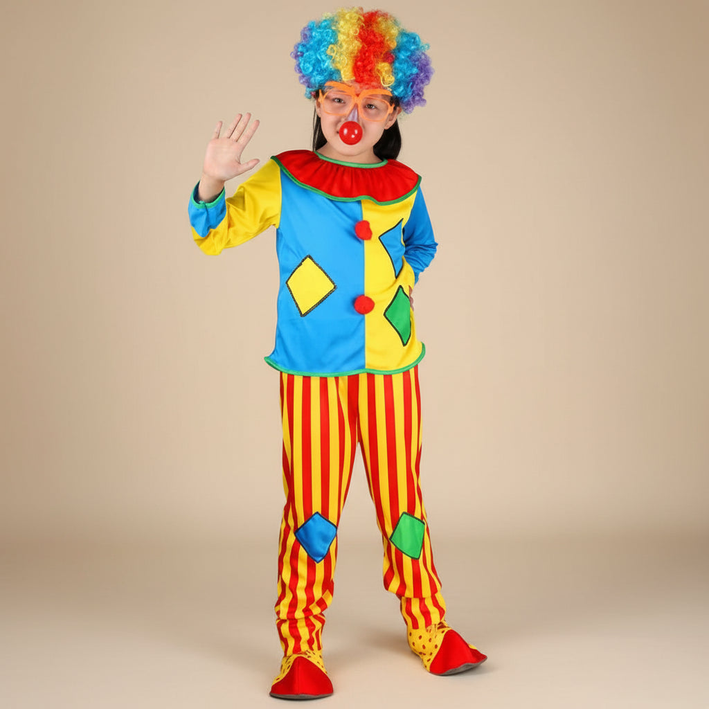 Combinaison Clown Aux Couleurs Vives