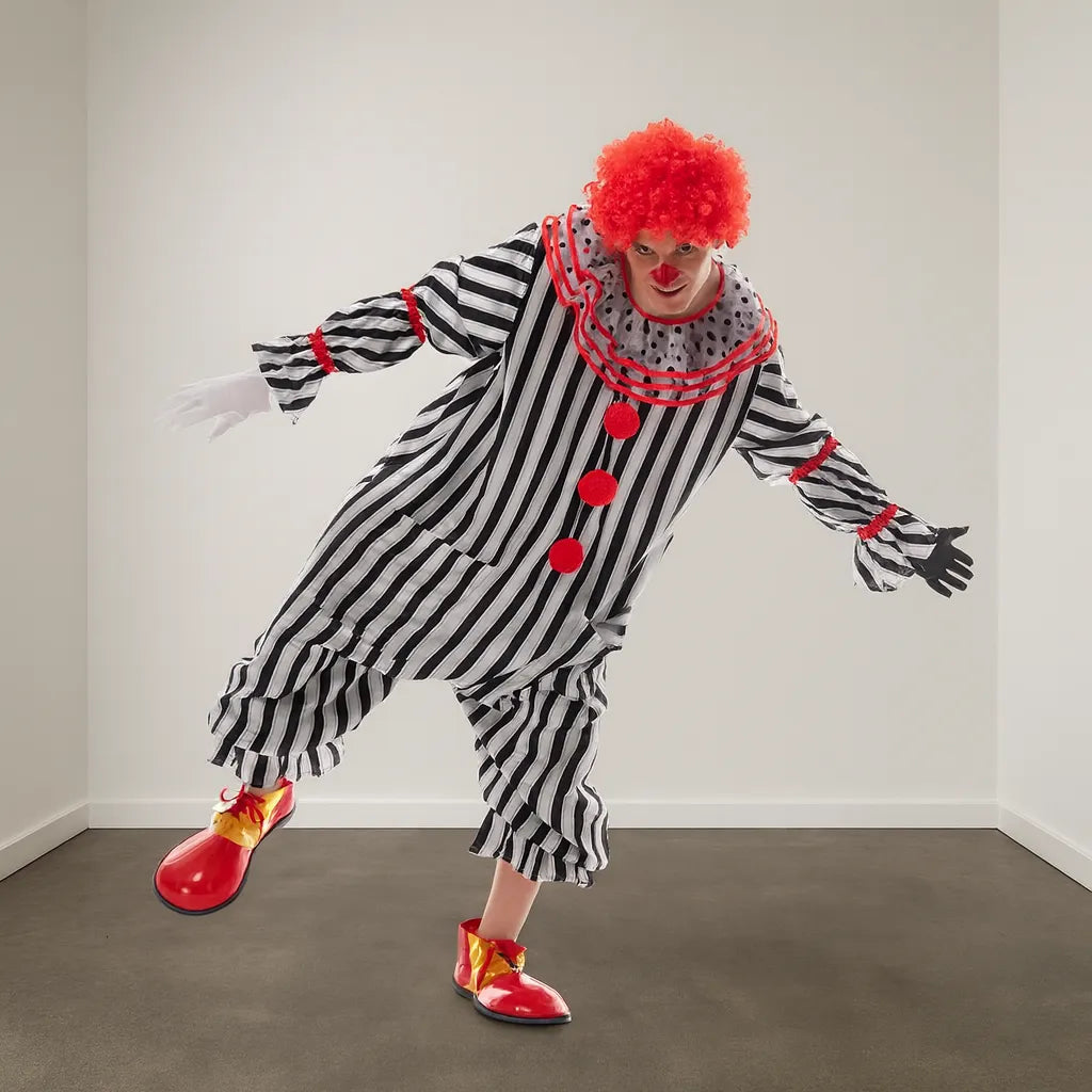 Combinaison Clown Rayée Homme