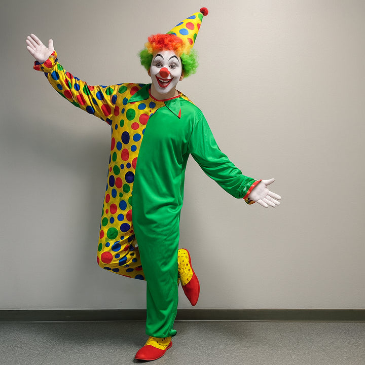 Combinaison Clown Vert et Jaune