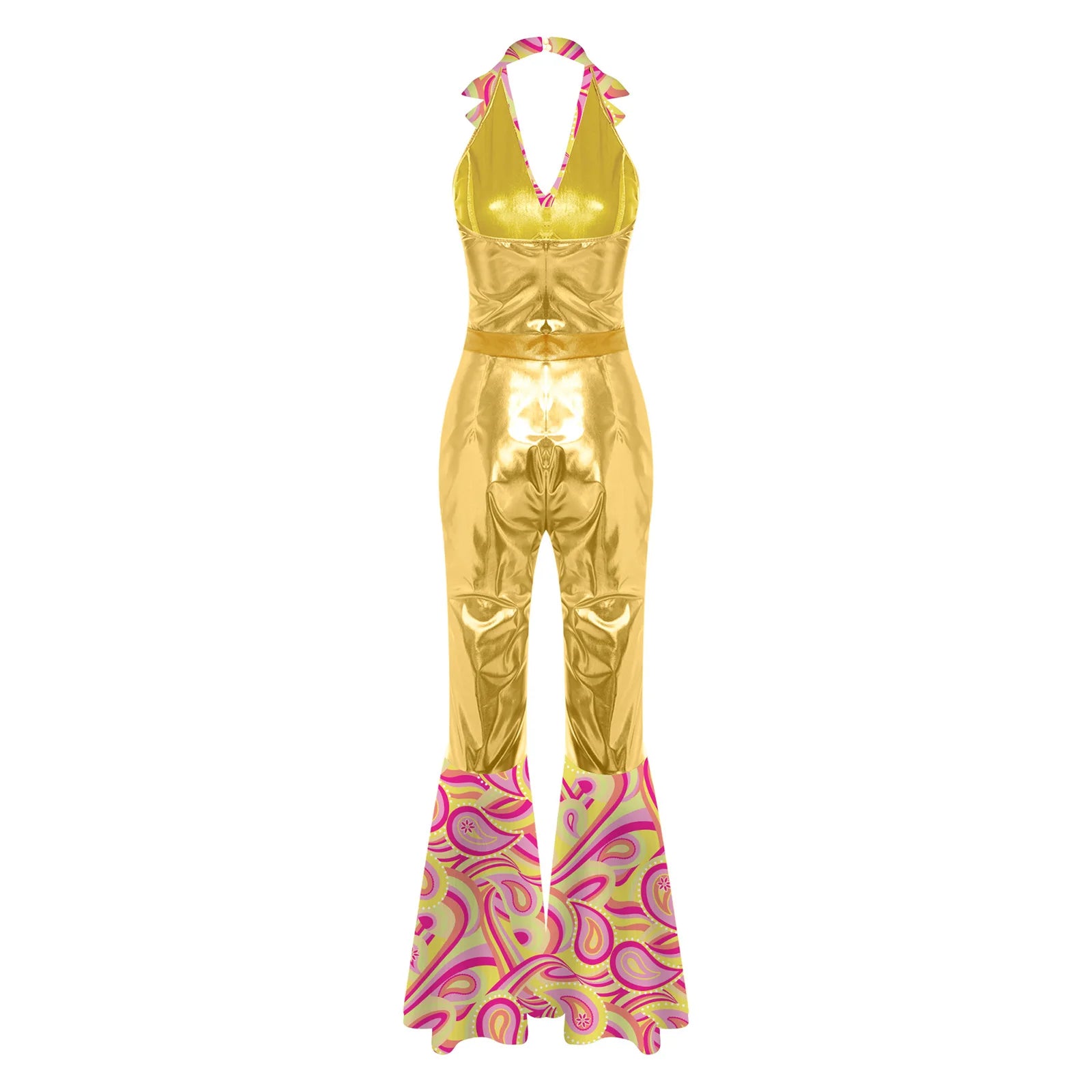 Combinaison Disco Rétro Dorée Non portée