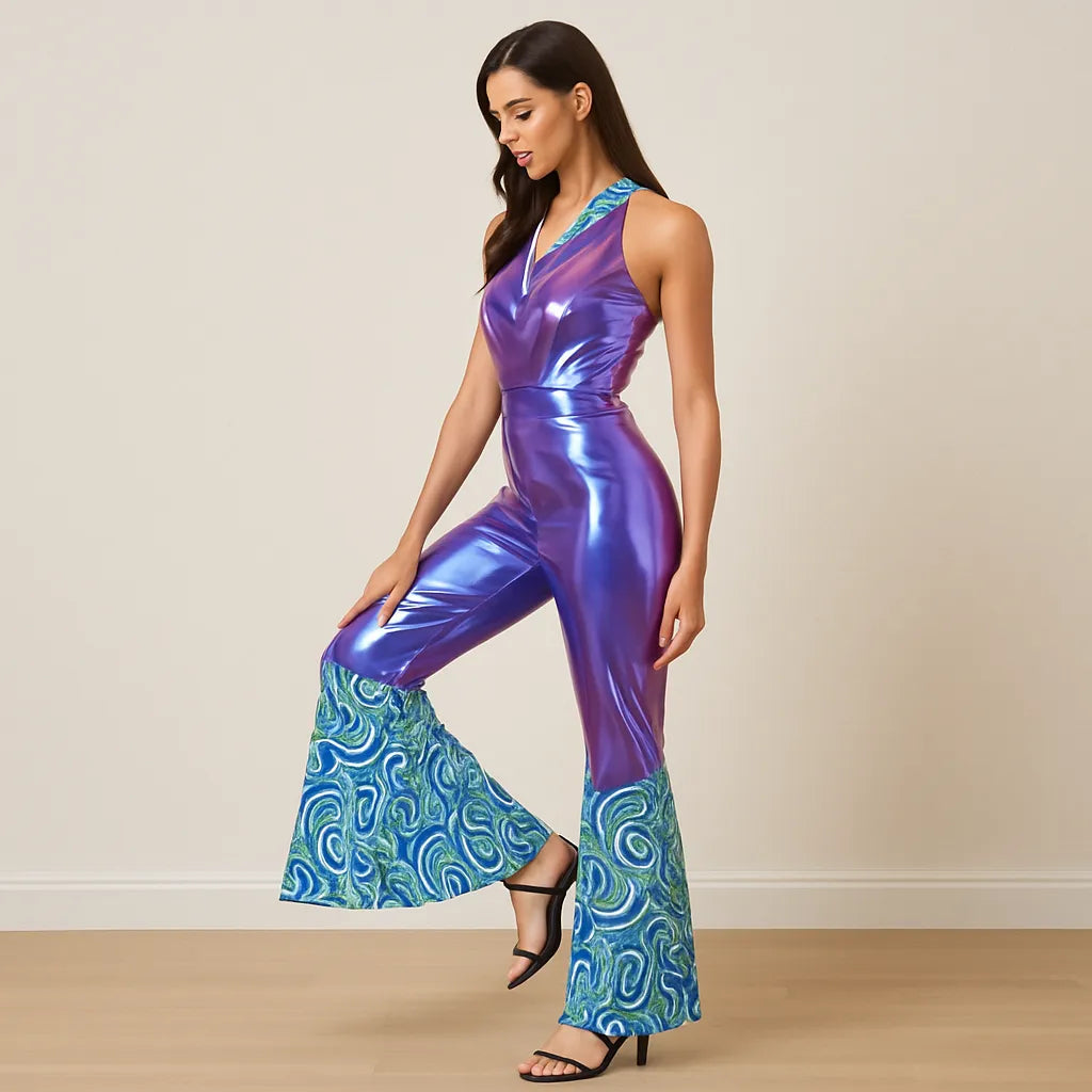 Combinaison Disco Rétro Irisée