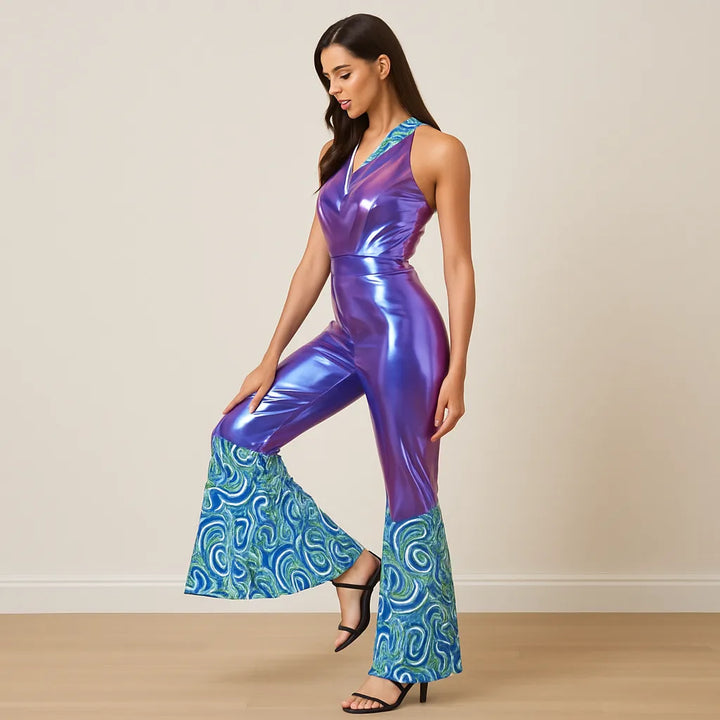 Combinaison Disco Rétro Irisée