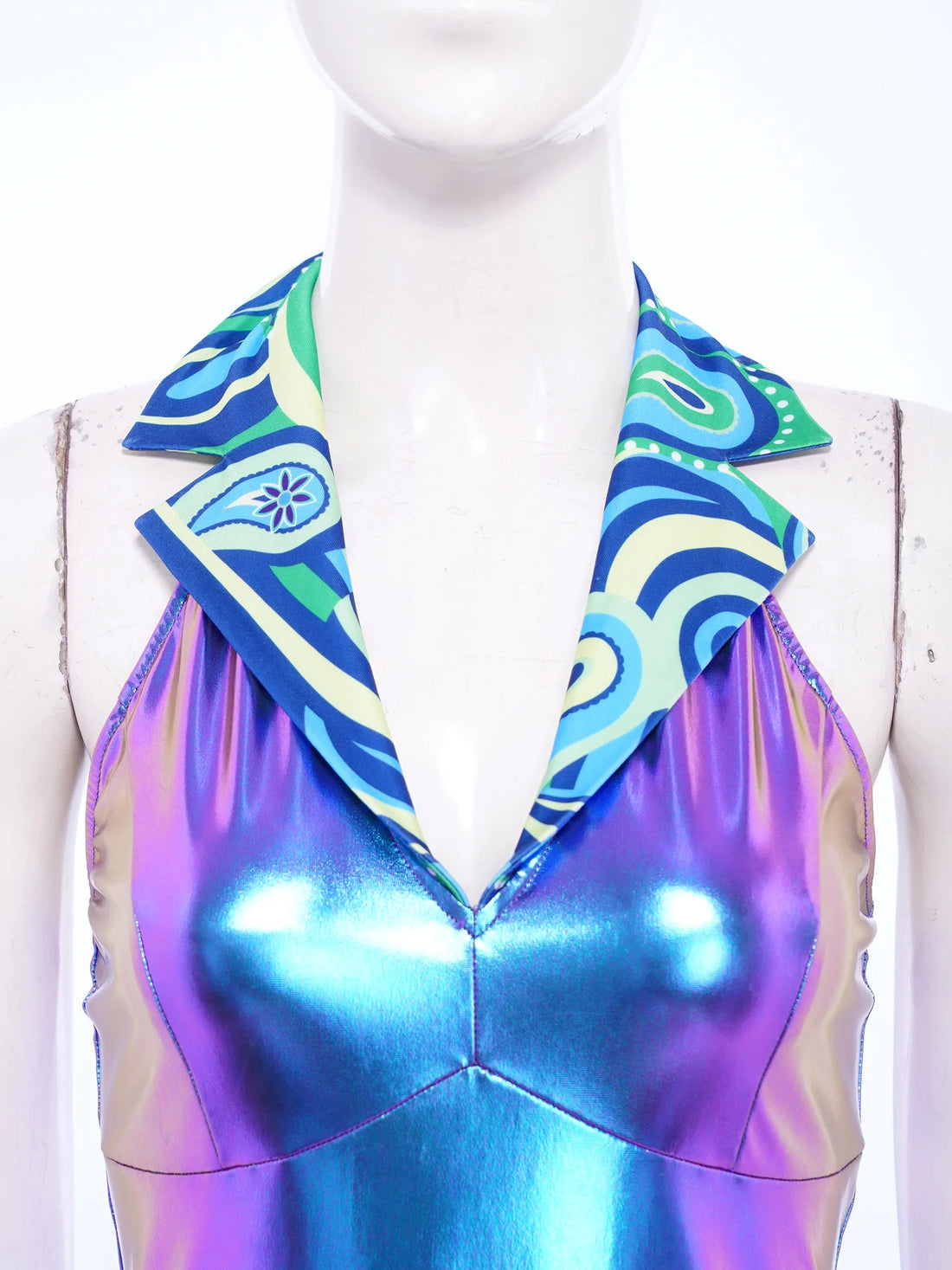 Combinaison Disco Rétro Irisée Col