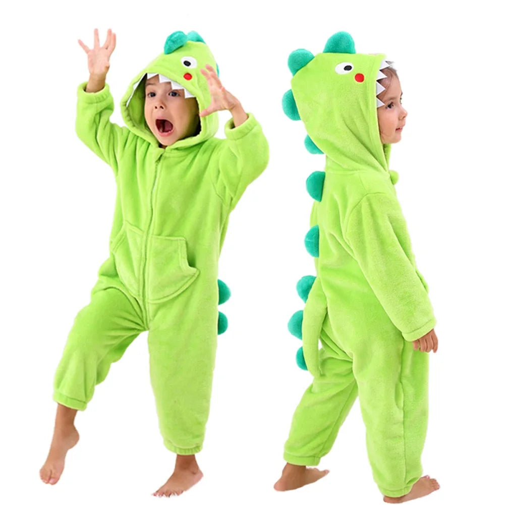 Combinaison Dragon Enfant Vert Clair stylé
