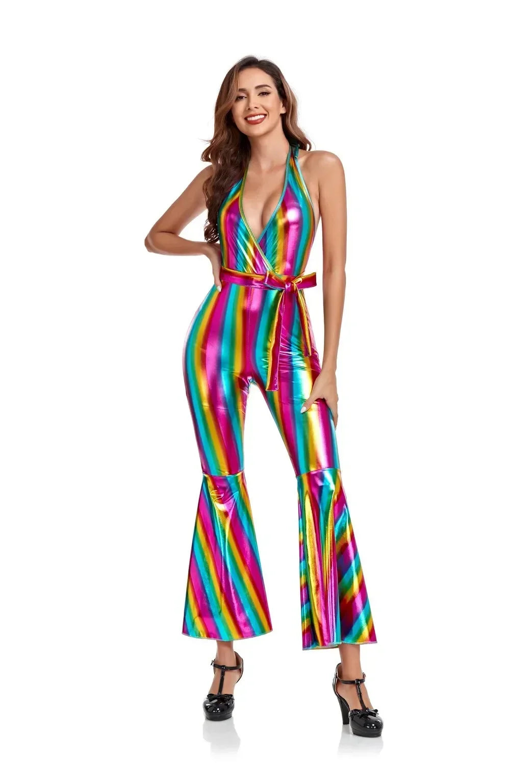 Combinaison Femme Disco Coloré Unique