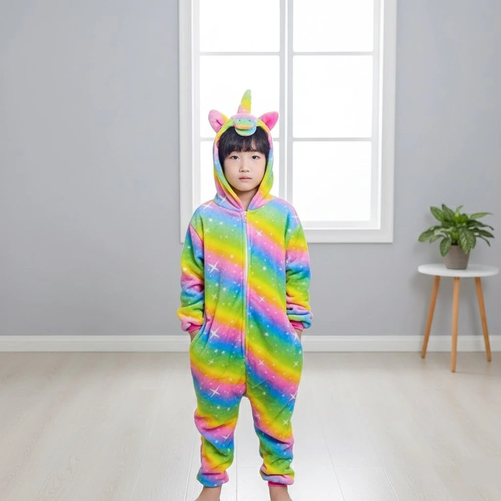 Combinaison Licorne Enfant Colorée