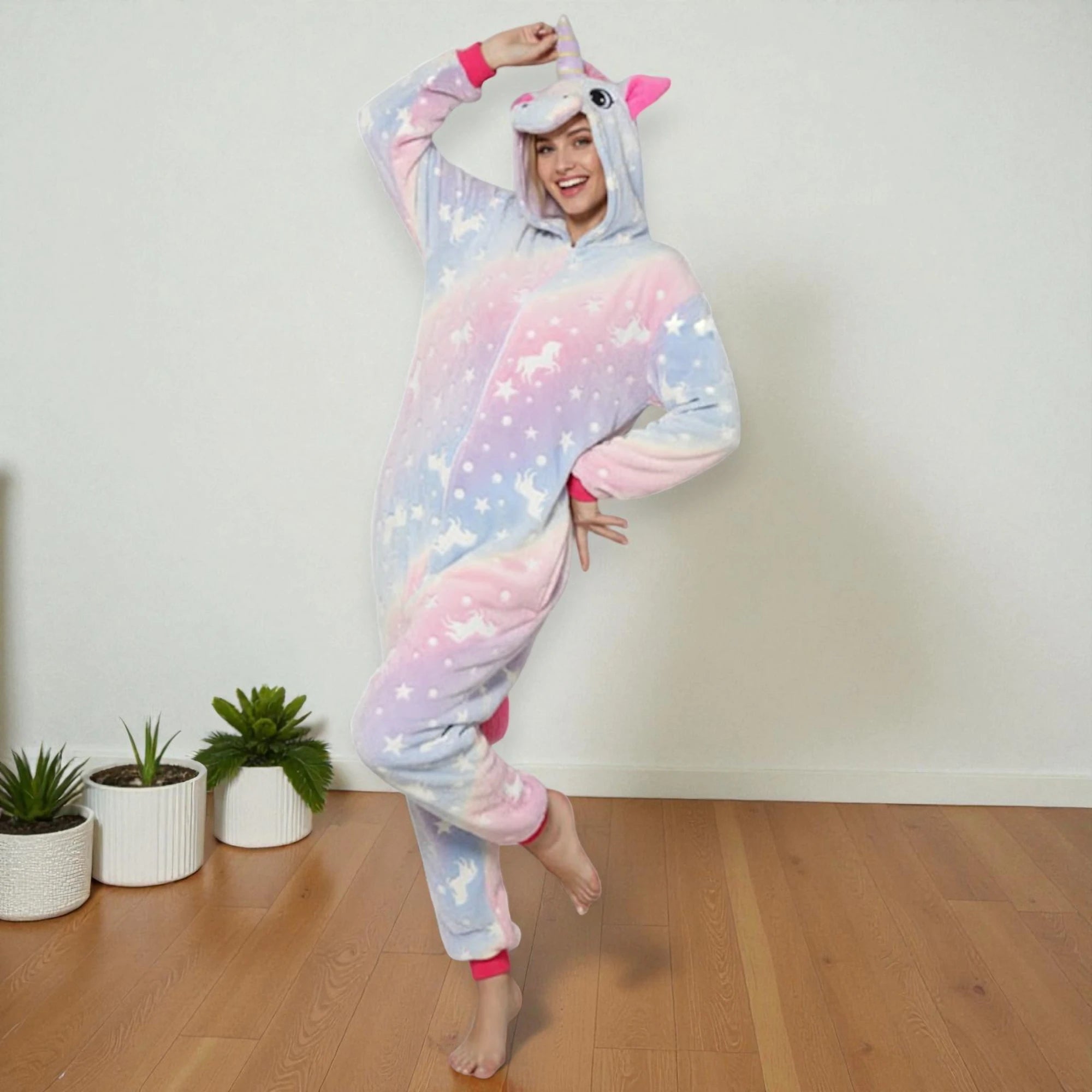 Combinaison Licorne Pastel À Queue