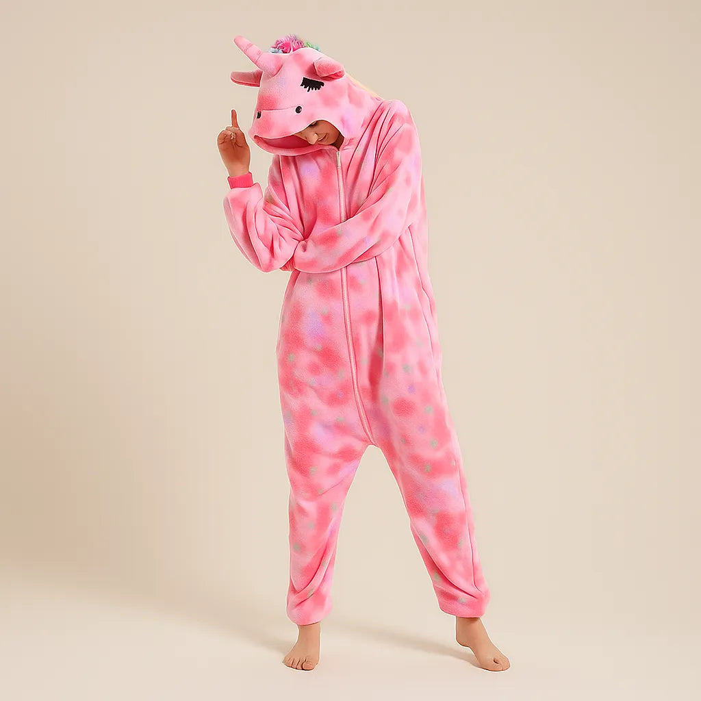 Combinaison Licorne Rose Adorable