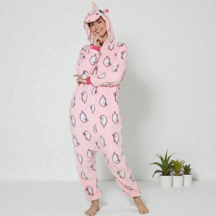 Combinaison Licorne Rose Confortable