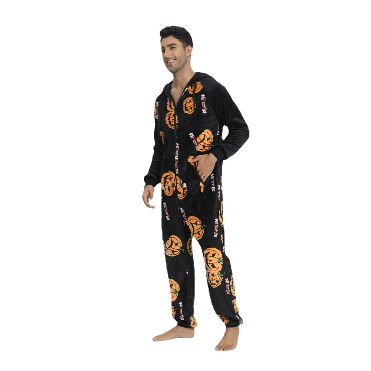 Combinaison Pyjama Homme Citrouilles