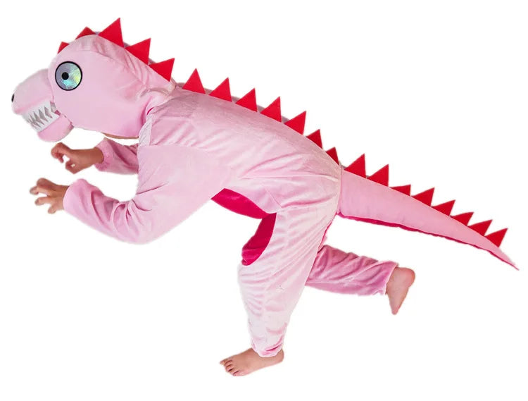 Combinaison Rose Dinosaure Enfant tendance