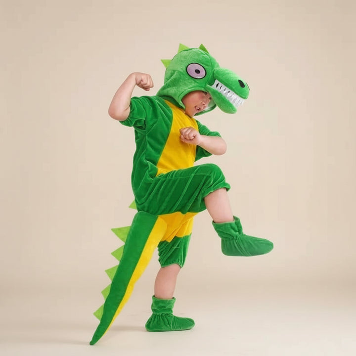 Combinaison Verte Dinosaure Enfant