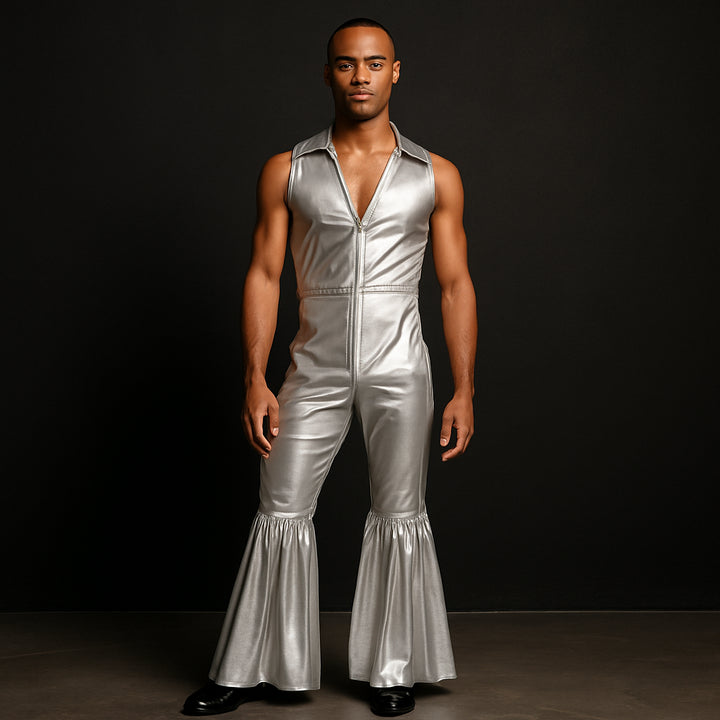 Combinaison Vintage Homme Argentée