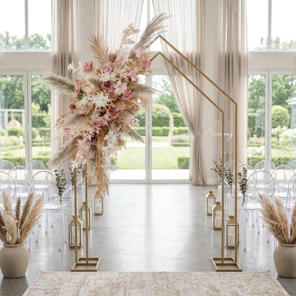 Composition Florale Pour Arche Mariage Minimaliste